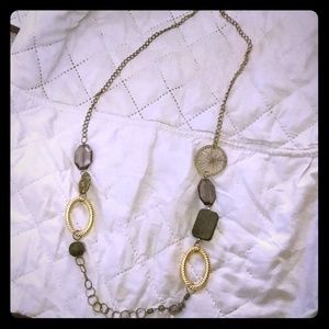 Brown chunky necklace